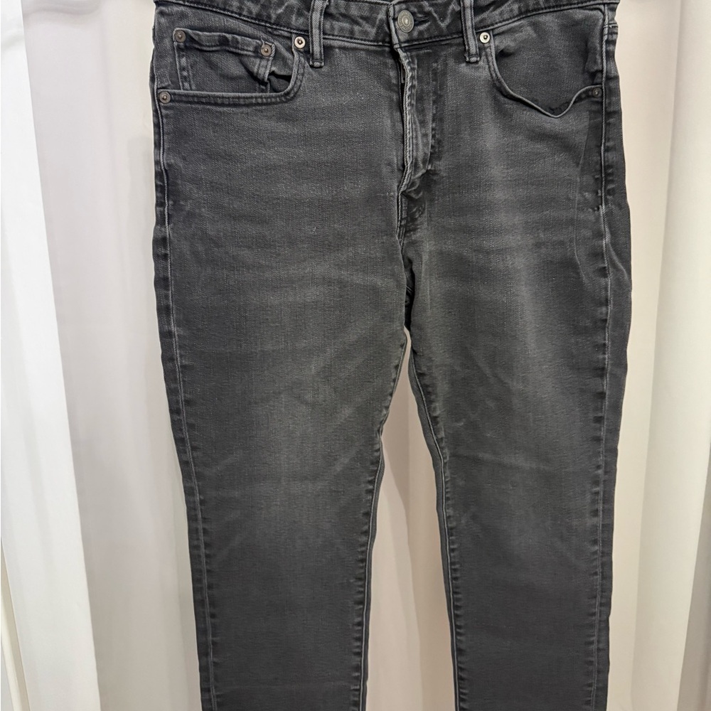 American Eagle Outfitters Men's Dark Gray Skinny Jeans